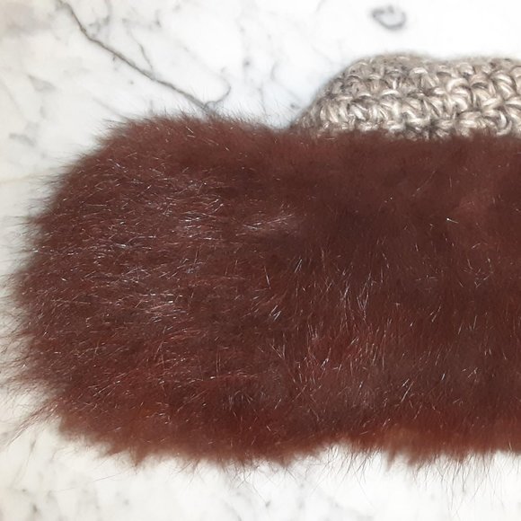VINTAGE RED FOX HAT - Hand weave